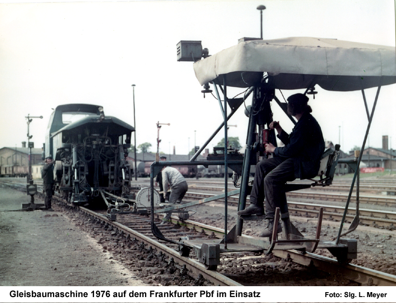 Gleisbaumaschine